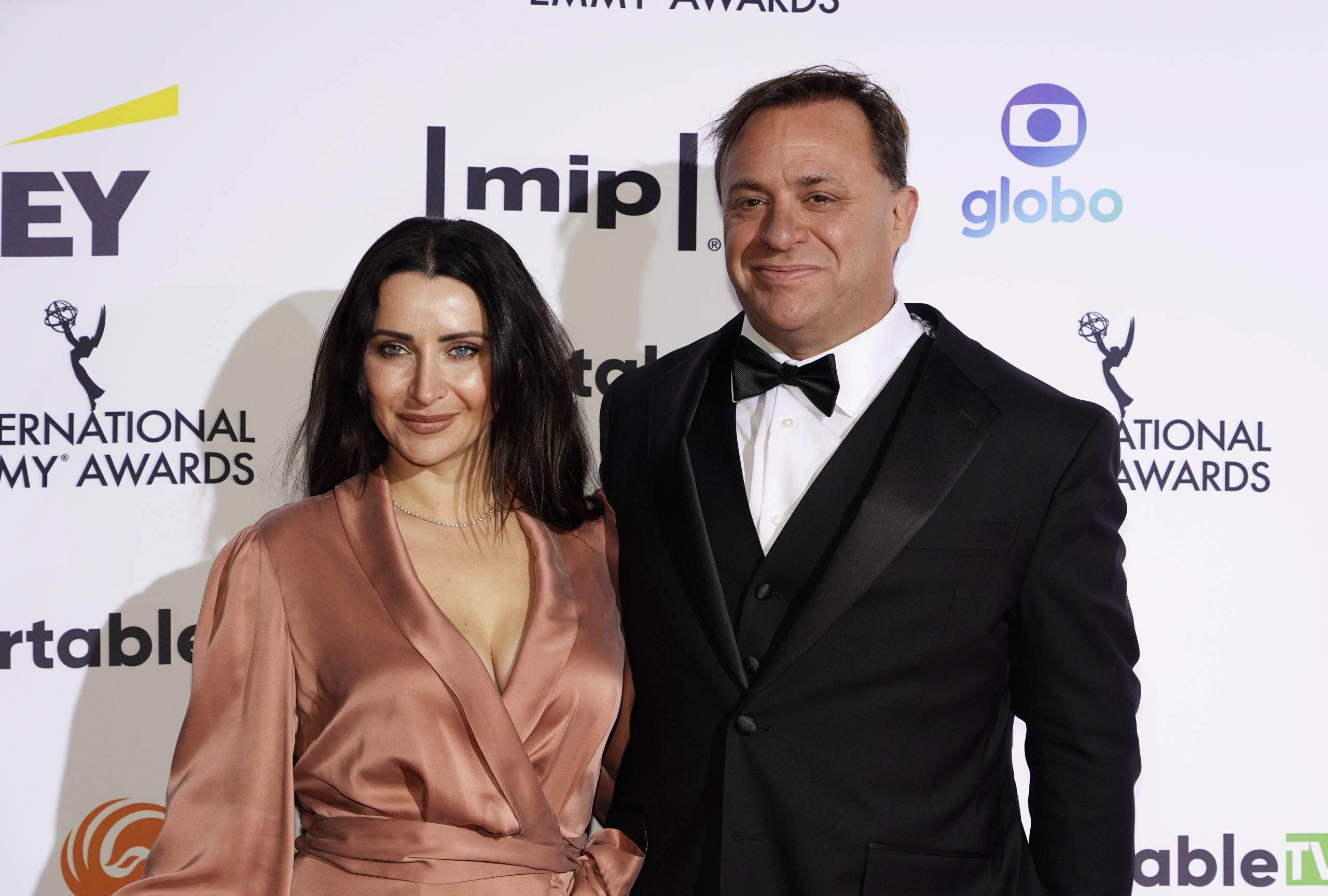 On the red carpet at the 49th International Emmy Awards, November 22, 2021 in New York City. 49th International Emmy Awards